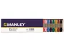 Manley Ceras de Colores Surtidos 60mm Estuche de 15 Unidades
