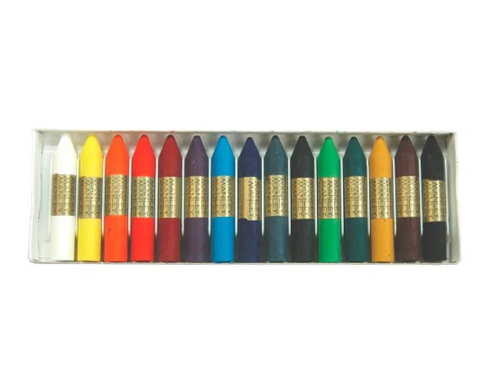Manley Ceras de Colores Surtidos 60mm Estuche de 15 Unidades Manley Ceras de Colores Surtidos 60mm Estuche de 15 Unidades