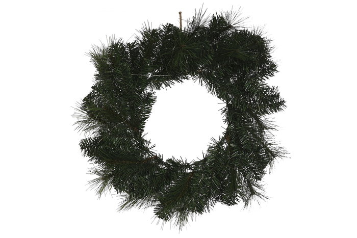 DKD Home Decor Corona Navidad Verde 56 x 56 cm (2 Unidades) 12 cm Profundidad