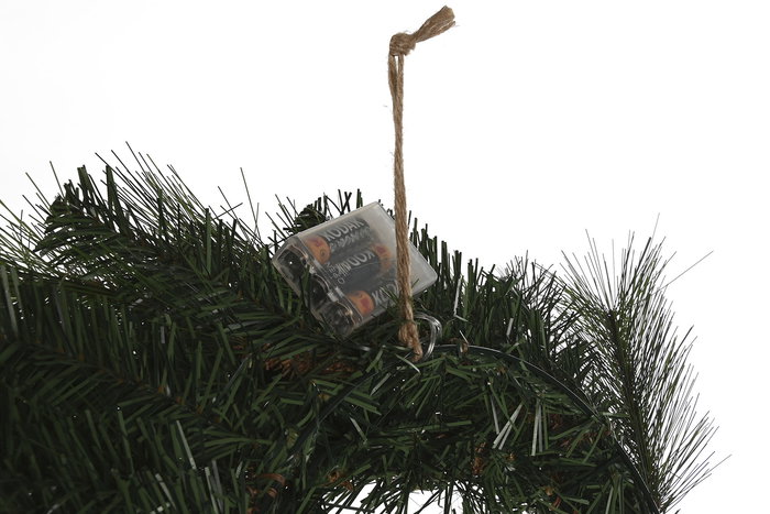 DKD Home Decor Corona Navidad Verde 56 x 56 cm (2 Unidades) 12 cm Profundidad