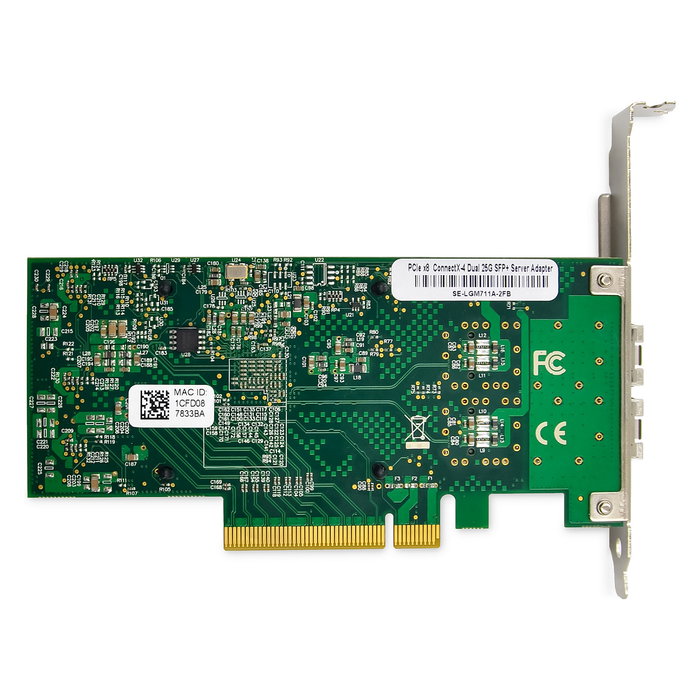 Digitus Tarjeta de Red PCI Express de 2 Puertos SFP28 25 Gigabit Ethernet Interna (25000 Mbit/s, Mellanox Chipset)