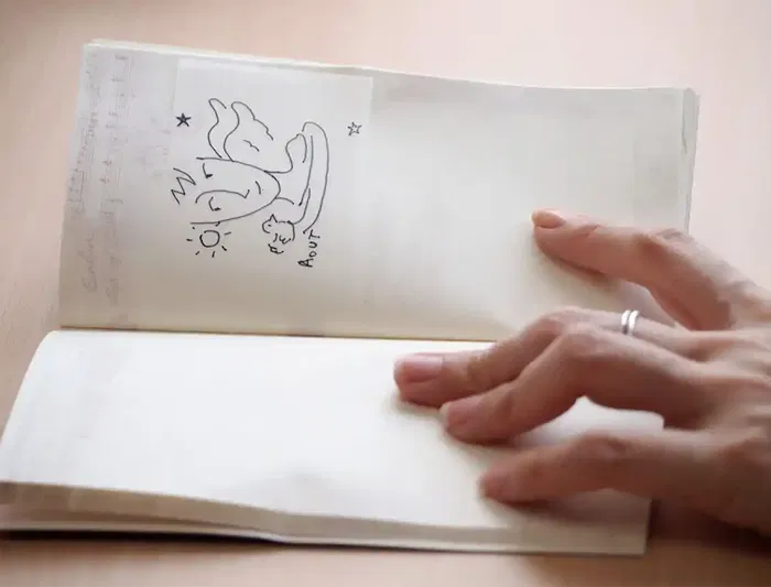 Q-connect Bloc de notas adhesivas removibles 76x76 mm plástico translucido blanco 50 hojas