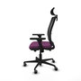 PIQUERAS Y CRESPO Silla de oficina Haches con mecanismo Sincro/Traslack, Morado y Negro