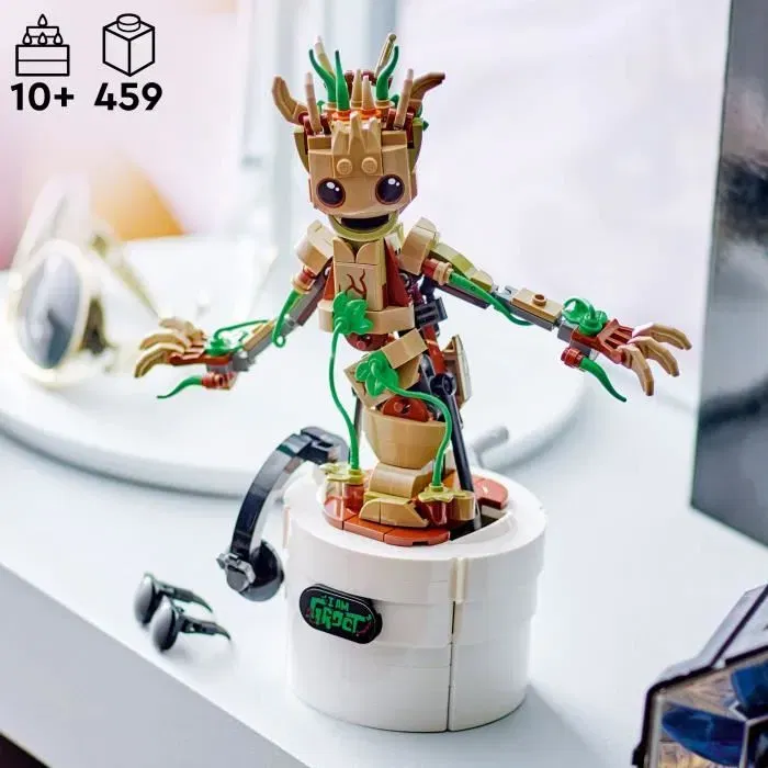 Lego 76297 El Baile de Baby Groot Juguete Animado para Construir de Marvel para Niños
