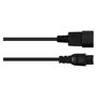 GoodConnections Alcasa P1405-S050 Cable de alimentación C14 a C5, 5 m, Negro