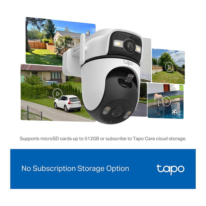 Tp-Link Tapo C545D Cámara de Seguridad Exterior Doble Lente 2K