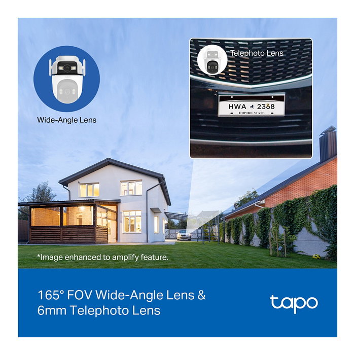 Tp-Link Tapo C545D Cámara de Seguridad Exterior Doble Lente 2K