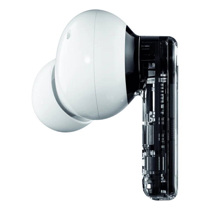 Nothing Ear (2) ANC Auriculares TWS Inalámbricos, Cancelación Activa de Ruido, Hi-Res Audio con LHDC 5.0, Bluetooth 5.3, Blanco Transparente