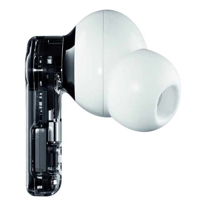 Nothing Ear (2) ANC Auriculares TWS Inalámbricos, Cancelación Activa de Ruido, Hi-Res Audio con LHDC 5.0, Bluetooth 5.3, Blanco Transparente