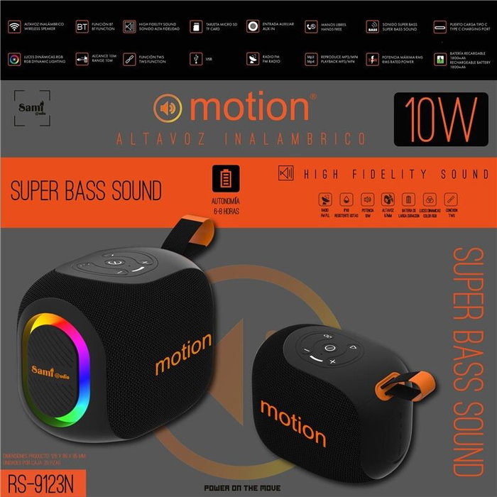 SAMI Altavoz Sami MOTION 10W multimedia alta fidelidad