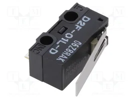 Aratas (Formerly Omron Components) Microconmutador SNAP ACTION D2F-01LD con palanca
