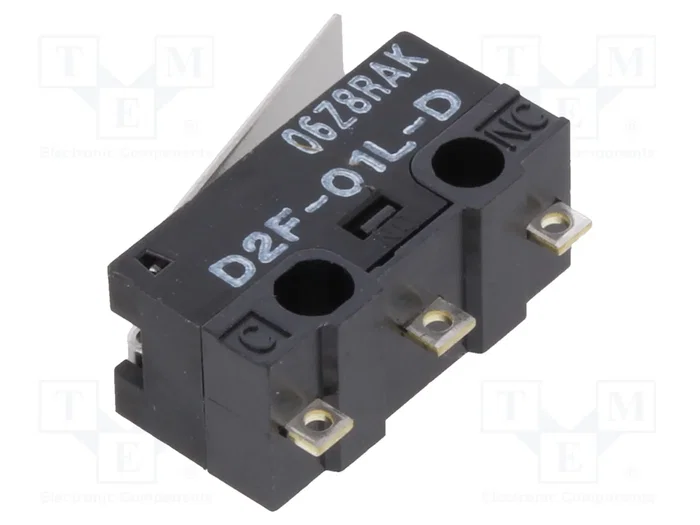 Aratas (Formerly Omron Components) Microconmutador SNAP ACTION D2F-01LD con palanca