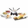 Unold 48615 - Fondu eléctrico, 0.8 litros para 6 personas, acero inoxidable, color negro Schwarz