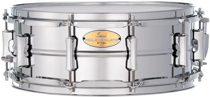 Pearl Primal Collective SSP Caja de Batería de Acero de 14" x 5.5" con Ataque Nítido y Brillante para Directo y Estudio, Libera Tu Sonido Interior