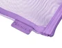 Liderpapel Bolsa Zipper Bag Poliester Transpirable Multiusos Ticket 230x115 mm Morado Pastel