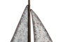 DKD Home Decor Decoración Velero Antique Paulownia y Metal Natural/Blanco