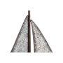 DKD Home Decor Decoración Velero Antique Paulownia y Metal Natural/Blanco