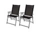 Color Baby Aktive-pk 2 Sillas Jardín Plegables 47x64x95cm Textileno 2x1