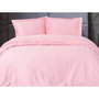 Aucune Juego de cama Rosa en algodón satén con funda nórdica y 2 fundas de almohada