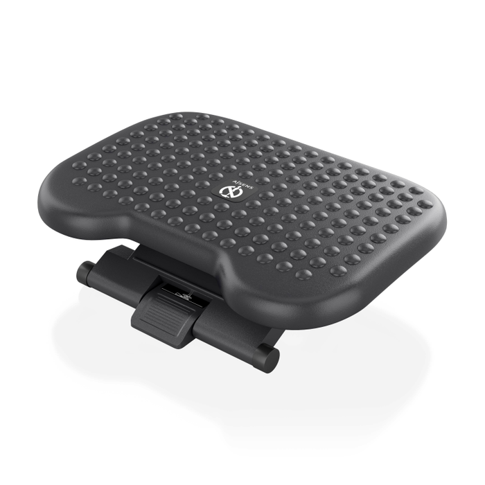 Aisens Reposapiés FRT02-267 Inclinable y Altura Ajustable Negro
