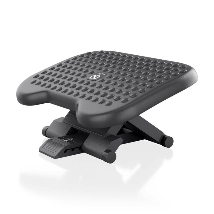 Aisens Reposapiés FRT02-267 Inclinable y Altura Ajustable Negro