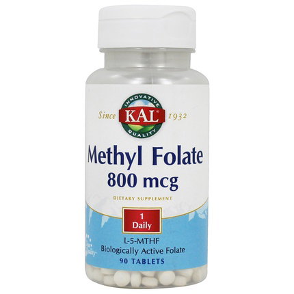 KAL Methyl Folate 800 mcg 90 comprimidos sublinguales KAL Methyl Folate 800 mcg 90 comprimidos sublinguales