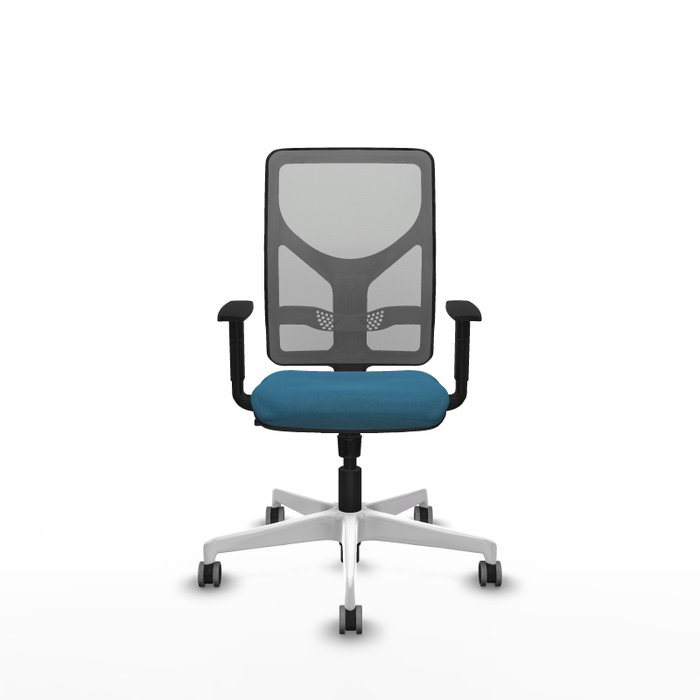 PIQUERAS Y CRESPO Silla de oficina Motilla con mecanismo Sincro, Verde petróleo y Gris PIQUERAS Y CRESPO Silla de oficina Motilla con mecanismo Sincro, Verde petróleo y Gris