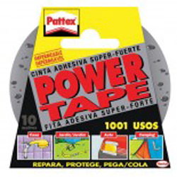Henkel Powertap Cinta Adhesiva de Tela Americana 50mmx10m Gris