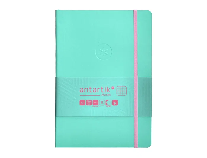 Antartik Cuaderno A5 Tapa Blanda Hojas Cuadriculadas Rosa y Turquesa 80 Hojas 80gr FSC Antartik Cuaderno A5 Tapa Blanda Hojas Cuadriculadas Rosa y Turquesa 80 Hojas 80gr FSC