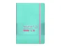 Antartik Cuaderno A5 Tapa Blanda Hojas Cuadriculadas Rosa y Turquesa 80 Hojas 80gr FSC