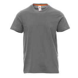 PAYPER Camiseta Manga Corta Algodón Gris Acero Tallas S-XXL