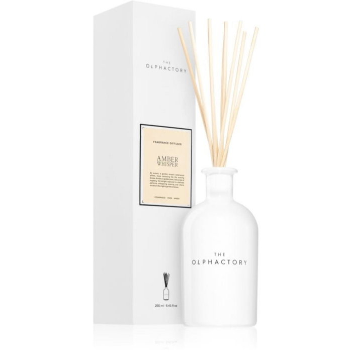 The Olphactory Amber Whisper Difusor de Aroma con Varillas 250 ml The Olphactory Amber Whisper Difusor de Aroma con Varillas 250 ml