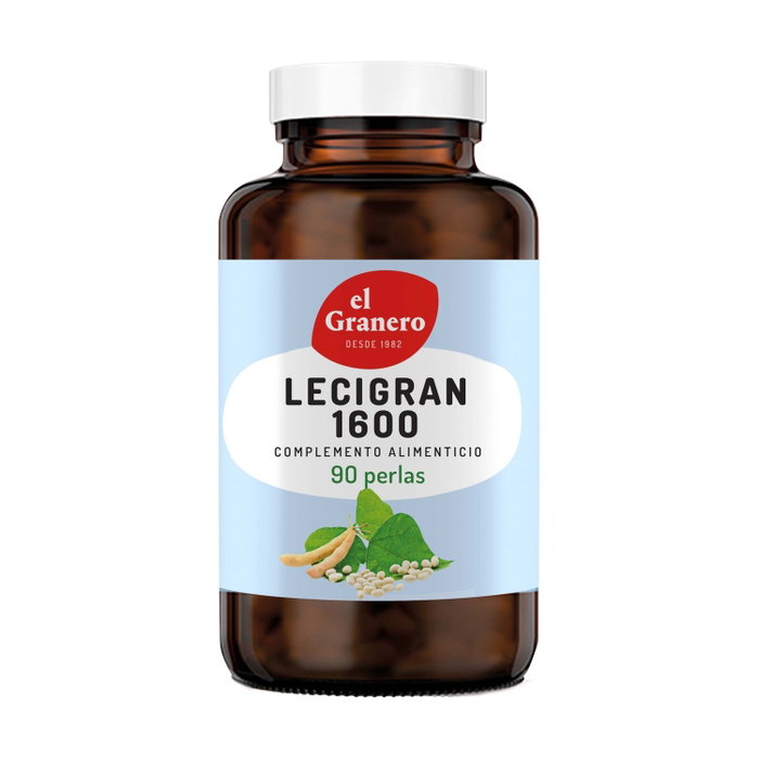 El Granero Integral Lecigran Lecitina de Soja 1600mg 90 Cápsulas Complemento Alimenticio El Granero Integral Lecigran Lecitina de Soja 1600mg 90 Cápsulas Complemento Alimenticio