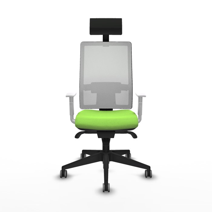 PIQUERAS Y CRESPO Silla de oficina Horna con mecanismo Sincro, color Pistacho y Blanco PIQUERAS Y CRESPO Silla de oficina Horna con mecanismo Sincro, color Pistacho y Blanco