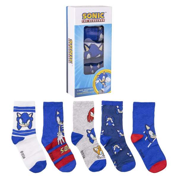 Cerdá Calcetines pack 3 piezas Sonic en caja Talla 35/41 86% Algodón Cerdá Calcetines pack 3 piezas Sonic en caja Talla 35/41 86% Algodón