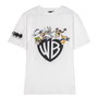 Camiseta de Manga Corta Hombre Warner Bros Blanco XL