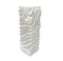 DKD Home Decor Pedestal MDF Papel Mache 3D Blanco