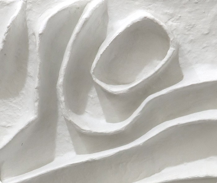 DKD Home Decor Pedestal MDF Papel Mache 3D Blanco DKD Home Decor Pedestal MDF Papel Mache 3D Blanco
