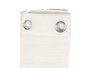 Giftdecor Cortina Blanca Transparente 140 x 260cm Poliester Lino (Set de 6)