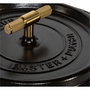 Staub La Cocotte Buster & Punch 24 cm Redonda, Negra, Hierro Fundido