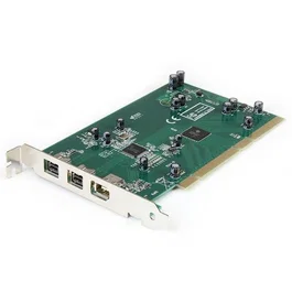 StarTech.com Adaptador Tarjeta Controladora FireWire 800/400 PCI 2 Puertos 1394b 1x 1394a - Kit Edición DV