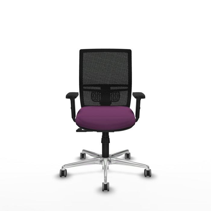 PIQUERAS Y CRESPO Silla de oficina Yunquera con mecanismo Sincro, Morado y Negro PIQUERAS Y CRESPO Silla de oficina Yunquera con mecanismo Sincro, Morado y Negro