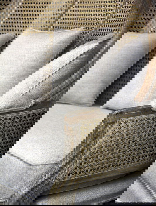 DKD Home Decor Sofá Item Home Natural 58 x 155 x 125 cm