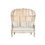 DKD Home Decor Sofá de Madera y Enea Natural