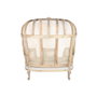 DKD Home Decor Sofá de Madera y Enea Natural
