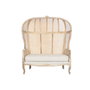 DKD Home Decor Sofá de Madera y Enea Natural