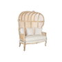 DKD Home Decor Sofá de Madera y Enea Natural