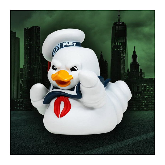 TUBBZ Figuras coleccionables TUBBZ 5056280454533 - Ghostbusters Stay Puft Marshmallow Man, 9 cm, Vinilo PVC, Azul, Rojo, Blanco, Caja con ventana