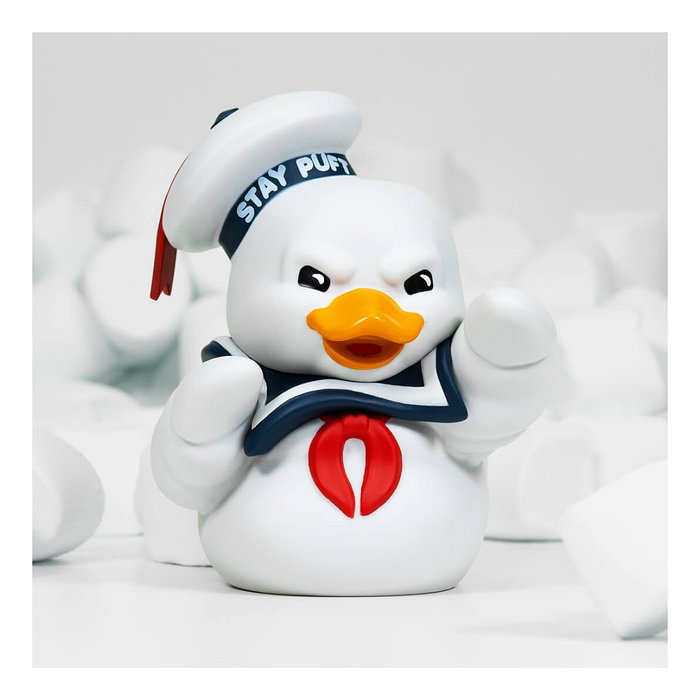 TUBBZ Figuras coleccionables TUBBZ 5056280454533 - Ghostbusters Stay Puft Marshmallow Man, 9 cm, Vinilo PVC, Azul, Rojo, Blanco, Caja con ventana