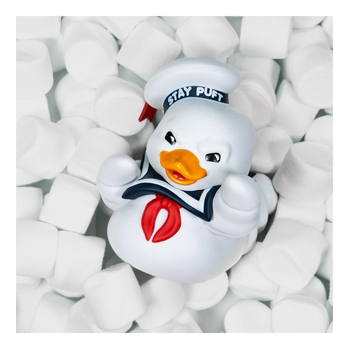 TUBBZ Figuras coleccionables TUBBZ 5056280454533 - Ghostbusters Stay Puft Marshmallow Man, 9 cm, Vinilo PVC, Azul, Rojo, Blanco, Caja con ventana